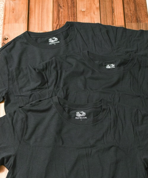 FRUIT OF THE LOOM(フルーツオブザルーム)の「【FRUIT OF THE LOOM】3P__30/-天竺_TC_Tシャツ(Tシャツ/カットソー・レディース・ホワイト/ブラック・LARGE/X-LARGE/MEDIUM)」の4枚目の写真