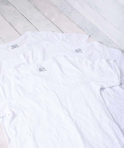 FRUIT OF THE LOOM(フルーツオブザルーム)の「【FRUIT OF THE LOOM】3P__30/-天竺_TC_Tシャツ(Tシャツ/カットソー・レディース・ホワイト/ブラック・LARGE/X-LARGE/MEDIUM)」の7枚目の写真