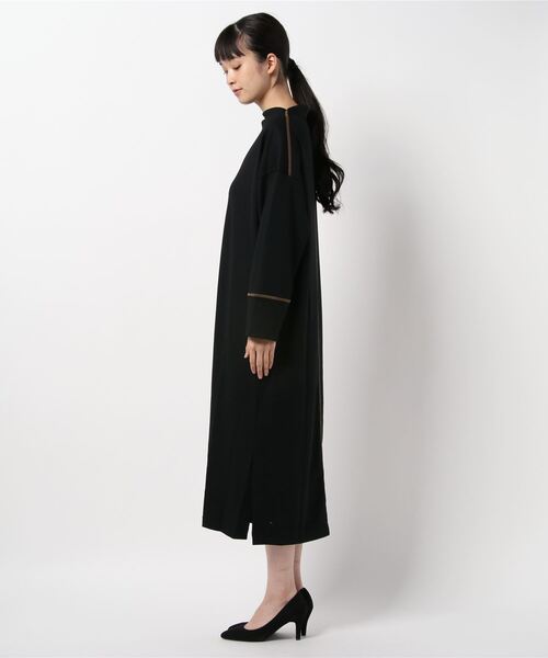 Lc Lll ウール100 配色ステッチワンピース ワンピース Luca Lady Luck Luck Luca ルカ ウール100 ワンピース レディラックルカ のファッション