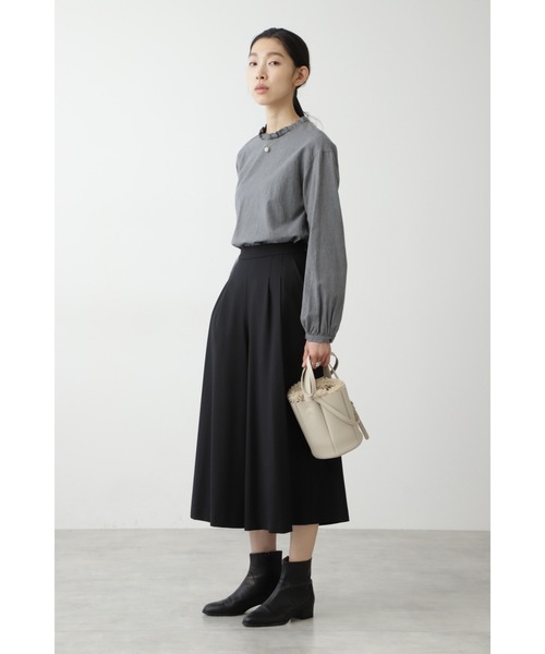 human woman（ヒューマンウーマン）の「◆アナスタシアミルドパンツ（その他パンツ・レディース・ブラック/グレー・SMALL/MEDIUM/LARGE）」の5枚目の写真