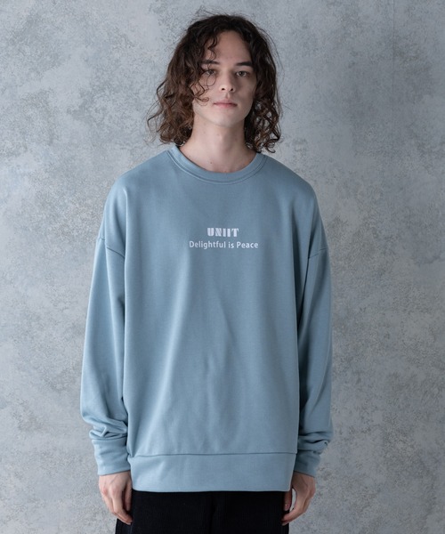 トレーナー スウェット 「限定展開」BACK PRINT UME SWEAT レディース メンズ UNIIT】裏毛イラストBIGトレーナー/スウェット バック