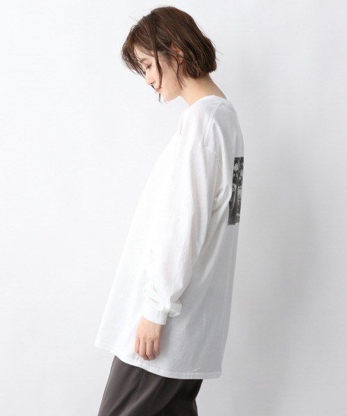 A part by（アパートバイ）の「Marilyn ロングスリーブTシャツ*SS　933919（Tシャツ/カットソー・レディース・チャコールグレー/オフホワイト/アイボリー・FREE）」の18枚目の写真