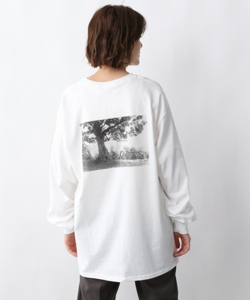 A part by（アパートバイ）の「Marilyn ロングスリーブTシャツ*SS　933919（Tシャツ/カットソー・レディース・チャコールグレー/オフホワイト/アイボリー・FREE）」の15枚目の写真