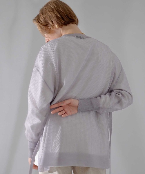 PUBLIC TOKYO パブリックトウキョウ メッシュフリンジトップス PUBLIC TOKYO（パブリックトウキョウ）の「クラフトメッシュ