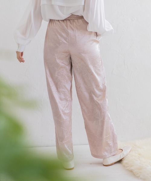 Mysa&Liina（ミーサリーナ）の「サテンパンツ（その他パンツ・レディース・グリーン/ブラウン/ベージュ・M）」の18枚目の写真