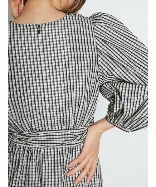 SNIDEL（スナイデル）の「タフタボリュームミディワンピース