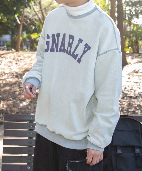 PairPair（ペアペア）の「ヘビーウェイトBIGロゴスウェット(ユニセックス)（スウェット・メンズ・ライトグレー/グリーン/スミクロ・MEDIUM/LARGE）」の16枚目の写真