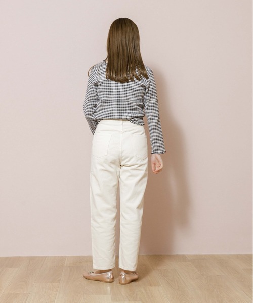 flower(フラワー)の「マインデニムパンツ3(デニムパンツ・レディース・アイボリー/ブラック・SMALL/MEDIUM)」の19枚目の写真