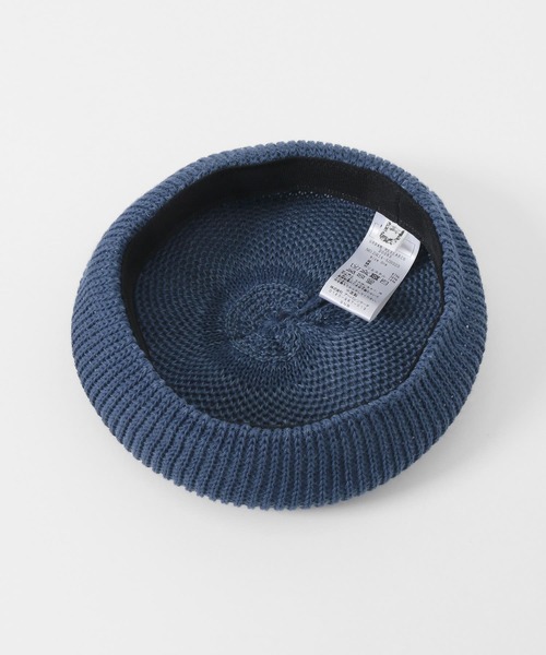 URBAN RESEARCH DOORS（アーバンリサーチドアーズ）の「綿麻ベレー(KIDS)（ハンチング/ベレー帽・キッズ・ネイビー/グレー系その他・ONE）」の3枚目の写真