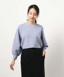 koe | 後ろリボンショート丈ニット○(ニット/セーター)