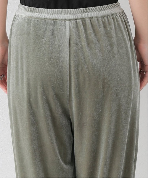 JOURNAL STANDARD（ジャーナルスタンダード）の「ベロアタイドヘムパンツ（その他パンツ・レディース・モスグリーン/バーガンディー・38/36）」の13枚目の写真