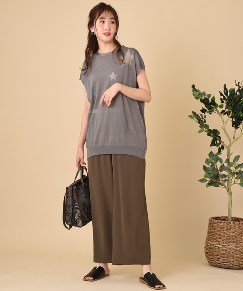 INTERPLANET（インタープラネット）の「エシカルポリパンツ（その他パンツ・レディース・ライトグレー/ブラウン/カーキ・FREE）」の12枚目の写真