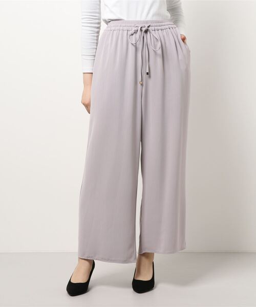 INTERPLANET（インタープラネット）の「エシカルポリパンツ（その他パンツ・レディース・ライトグレー/ブラウン/カーキ・FREE）」の21枚目の写真