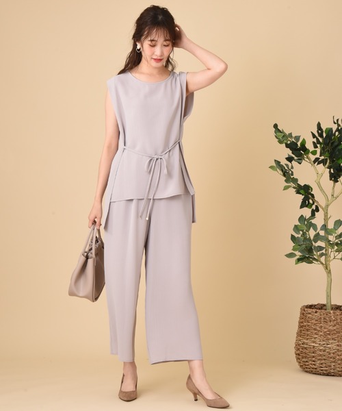 INTERPLANET（インタープラネット）の「エシカルポリパンツ（その他パンツ・レディース・ライトグレー/ブラウン/カーキ・FREE）」の9枚目の写真