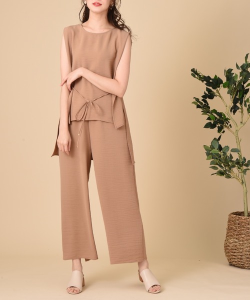 INTERPLANET（インタープラネット）の「エシカルポリパンツ（その他パンツ・レディース・ライトグレー/ブラウン/カーキ・FREE）」の15枚目の写真