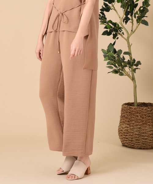 INTERPLANET（インタープラネット）の「エシカルポリパンツ（その他パンツ・レディース・ライトグレー/ブラウン/カーキ・FREE）」の18枚目の写真