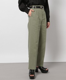 PAGEBOY | リネンコンフロントボタンパンツ(その他パンツ)