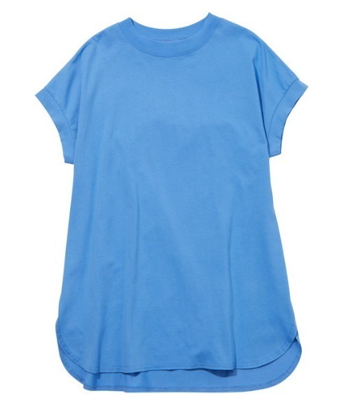 GeeRA（ジーラ）の「【新色追加】綿100％フレンチスリーブオーバーサイズＴシャツ（Tシャツ/カットソー・レディース・ベージュ/オレンジ/オフホワイト/ブラック/カーキ/パープル/ピンク/ブルー/ホワイト系その他・LARGE/SMALL/MEDIUM/X-LARGE/XX-LARGE）」の21枚目の写真