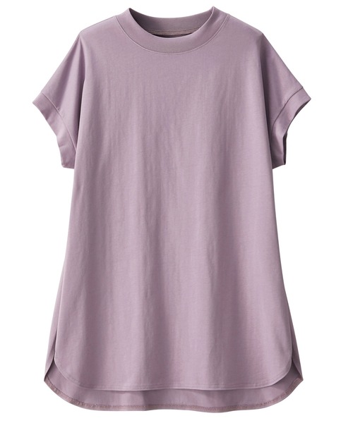 GeeRA（ジーラ）の「【新色追加】綿100％フレンチスリーブオーバーサイズＴシャツ（Tシャツ/カットソー・レディース・ベージュ/オレンジ/オフホワイト/ブラック/カーキ/パープル/ピンク/ブルー/ホワイト系その他・LARGE/SMALL/MEDIUM/X-LARGE/XX-LARGE）」の11枚目の写真