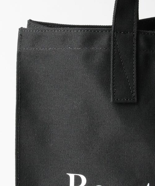BEAUTY&YOUTH UNITED ARROWS（ビューティーアンドユースユナイテッドアローズ）の「BY SOUVENIR キャンバス トートバッグ M（トートバッグ・メンズ・ホワイト/ブラック・FREE）」の7枚目の写真