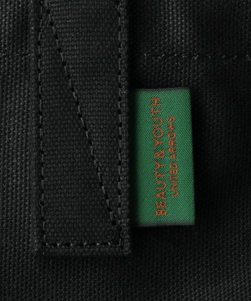 BEAUTY&YOUTH UNITED ARROWS（ビューティーアンドユースユナイテッドアローズ）の「BY SOUVENIR キャンバス トートバッグ M（トートバッグ・メンズ・ホワイト/ブラック・FREE）」の8枚目の写真