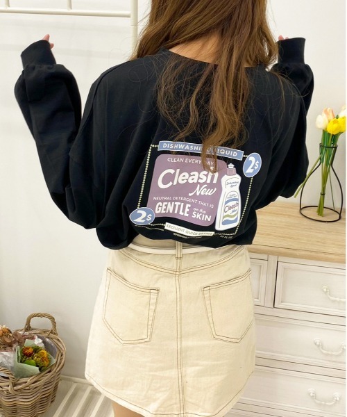 apres jour（アプレジュール）の「アソートビッグスリットロンT【ZOZOTOWN限定アイテム】（Tシャツ/カットソー・レディース・オフホワイト/ホワイト系その他/ホワイト系その他3/アイボリー/ブラック系その他/ミント/ダークブルー/ブラック/ラベンダー/ホワイト系その他2・フリー/X-LARGE）」の7枚目の写真