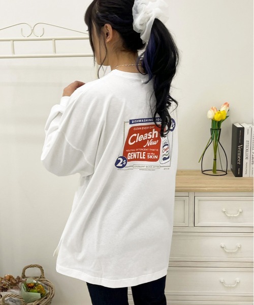 apres jour（アプレジュール）の「アソートビッグスリットロンT【ZOZOTOWN限定アイテム】（Tシャツ/カットソー・レディース・オフホワイト/ホワイト系その他/ホワイト系その他3/アイボリー/ブラック系その他/ミント/ダークブルー/ブラック/ラベンダー/ホワイト系その他2・フリー/X-LARGE）」の11枚目の写真