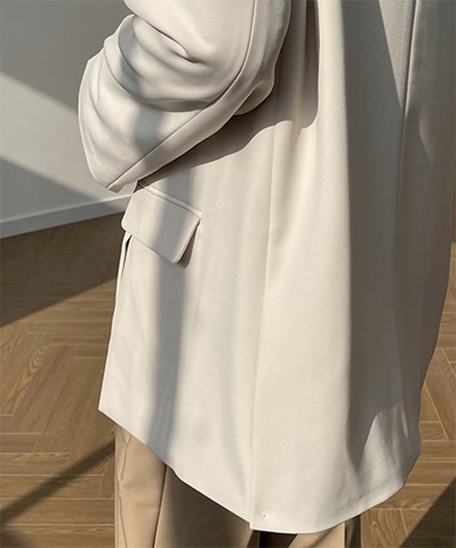 WESTBOY（ウエストボーイ）の「【COLN】Side Slit Tailored Jacket CLN21S10OT（テーラードジャケット・メンズ・ブラック/ベージュ・M/L/XL）」の13枚目の写真