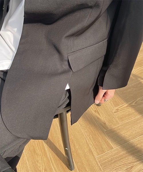 WESTBOY（ウエストボーイ）の「【COLN】Side Slit Tailored Jacket CLN21S10OT（テーラードジャケット・メンズ・ブラック/ベージュ・M/L/XL）」の17枚目の写真