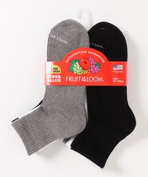 FRUIT OF THE LOOM | 【FRUIT OF THE LOOM】無地マルチカラー  6P SOX(ソックス/靴下)