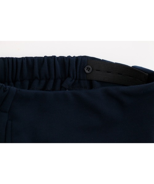 Catherine Cottage（キャサリンコテージ）の「無地ポンチキュロット ラップキュロット（スカート・キッズ・ブラック/ネイビー・100/110/120/130/165/140/150/160）」の3枚目の写真