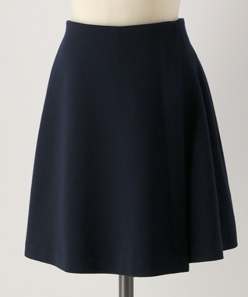セール】無地ポンチキュロット ラップキュロット（スカート