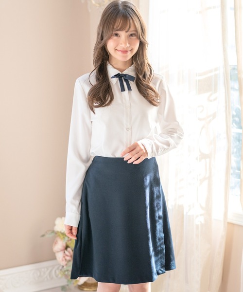 キャサリン セール】無地ポンチキュロット ラップキュロット（スカート