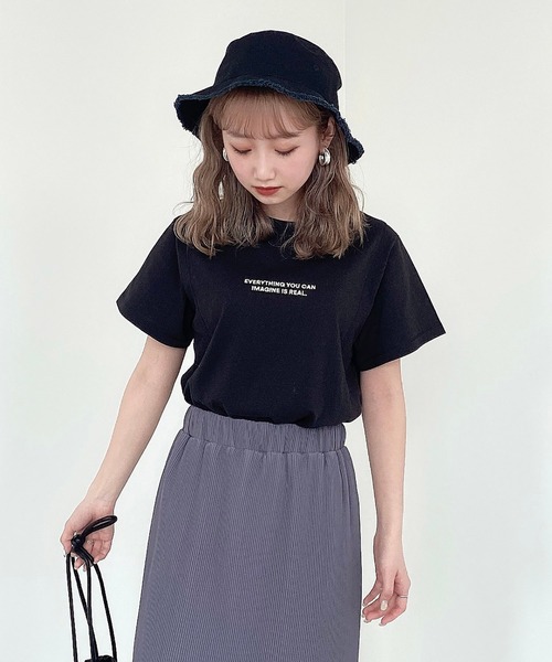 FREE'S MART（フリーズマート）の「◆アウトロックロゴプリントＴシャツ（Tシャツ/カットソー・レディース・ホワイト/ブラック/ブルー・FREE）」の20枚目の写真