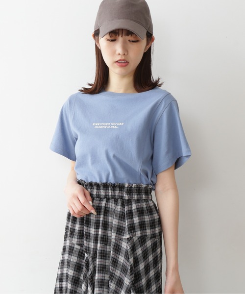 FREE'S MART（フリーズマート）の「◆アウトロックロゴプリントＴシャツ（Tシャツ/カットソー・レディース・ホワイト/ブラック/ブルー・FREE）」の18枚目の写真