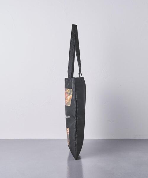 A VACATION(アヴァケーション)の「<A VACATION(ア ヴァケーション)>POCKETABLE BAG-united LOVE project 2021†◆(エコバッグ/サブバッグ・レディース・ブラック・FREE)」の3枚目の写真