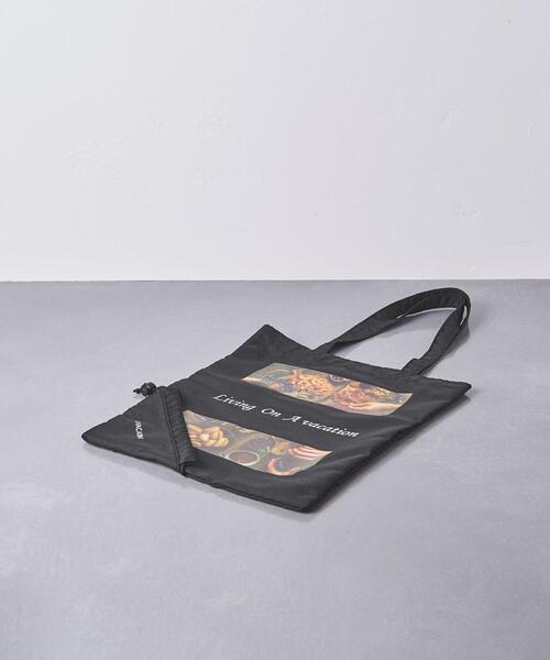 A VACATION(アヴァケーション)の「<A VACATION(ア ヴァケーション)>POCKETABLE BAG-united LOVE project 2021†◆(エコバッグ/サブバッグ・レディース・ブラック・FREE)」の10枚目の写真