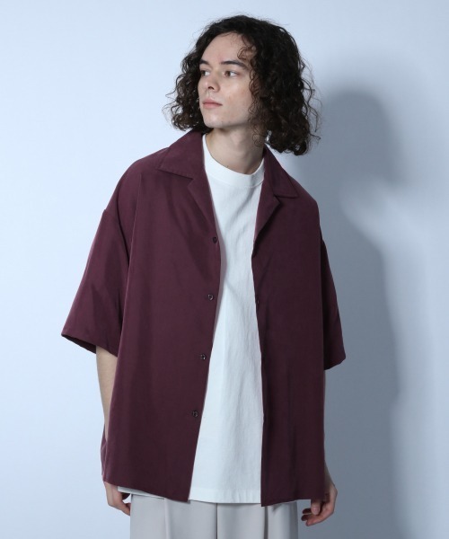 HARE（ハレ）の「モダールカイキンシャツSS(HARE)（シャツ/ブラウス・メンズ・ホワイト/パープル/ブルー/ブラック/グレー/グレー系その他・SMALL/MEDIUM）」の6枚目の写真