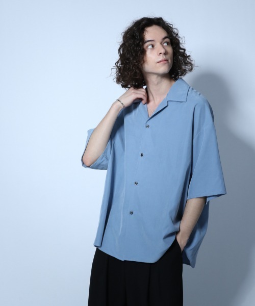 HARE（ハレ）の「モダールカイキンシャツSS(HARE)（シャツ/ブラウス・メンズ・ホワイト/パープル/ブルー/ブラック/グレー/グレー系その他・SMALL/MEDIUM）」の13枚目の写真