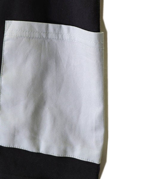 go slow caravan(ゴースローキャラバン)の「MOVENPICK / モーベンピック サイドポケット付きワンポイント刺繍Tシャツ (M4)(Tシャツ/カットソー・キッズ・ブラック/ベージュ・100/110/120/130/140/150/160)」の6枚目の写真