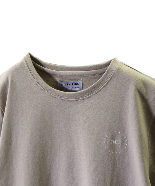 go slow caravan(ゴースローキャラバン)の「MOVENPICK / モーベンピック サイドポケット付きワンポイント刺繍Tシャツ (M4)(Tシャツ/カットソー・キッズ・ブラック/ベージュ・100/110/120/130/140/150/160)」の5枚目の写真
