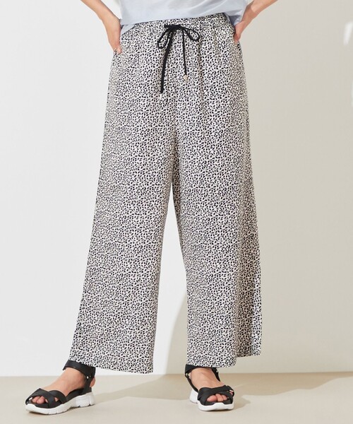 セール】【洗える】リーフプリント パンツ（その他パンツ）｜ANY SIS