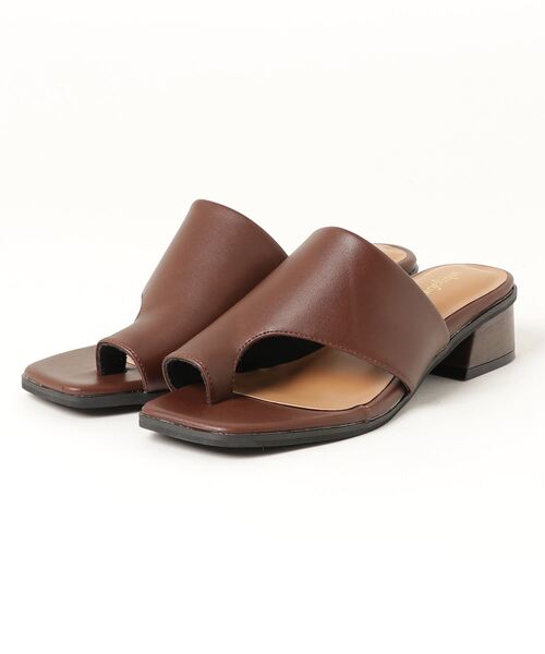 Angelique（アンジェリーク）の「Angelique  47050（サンダル・レディース・ブラック/アイボリー/ダークブラウン・S/M/L/LL）」の2枚目の写真