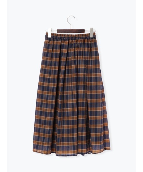 Te chichi（テチチ）の「オーガンジーチェックスカート（スカート・レディース・オフホワイト/チャコールグレー/ネイビー・ﾌﾘ-）」の11枚目の写真