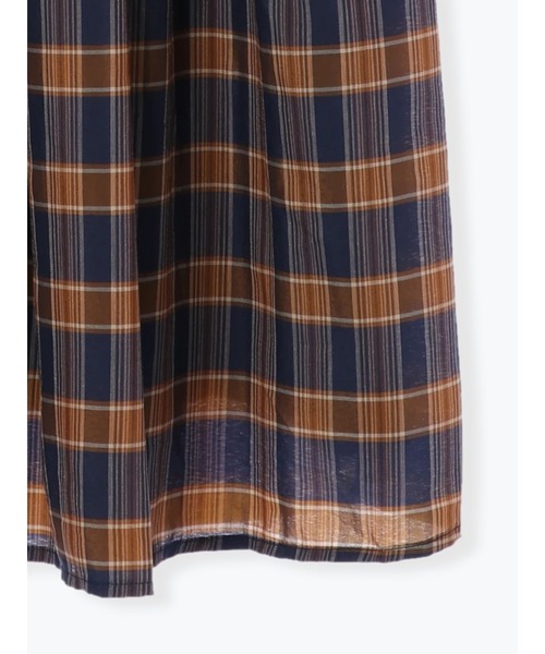 Te chichi（テチチ）の「オーガンジーチェックスカート（スカート・レディース・オフホワイト/チャコールグレー/ネイビー・ﾌﾘ-）」の14枚目の写真