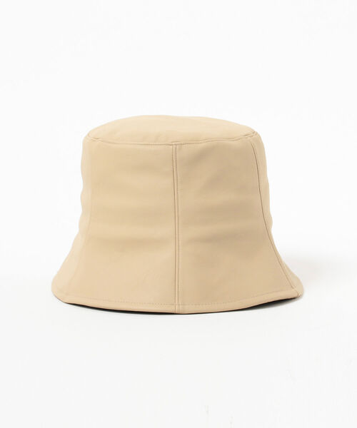 Ray BEAMS（レイビームス）の「Ray BEAMS / フェイク レザー チューリップ ハット（ハット・レディース・ブラック/ベージュ/オリーブ・ONE SIZE）」の8枚目の写真