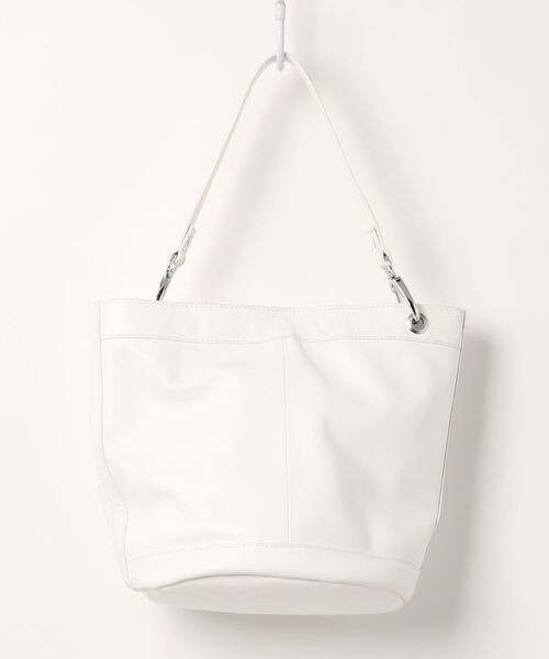 Marie-Louise（マリ－・ルイ－ズ）の「【Marie-Louise/マリールイーズ】レザーショルダーバッグ/#MLS-B013（ショルダーバッグ・レディース・ダークブラウン/ブラック/ホワイト・FREE）」の2枚目の写真