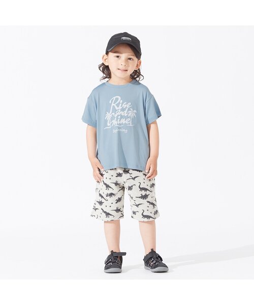 BREEZE（ブリーズ）の「/水陸両用ユーティリティTシャツ_吸汗速乾_UVカット（Tシャツ/カットソー・キッズ・ブルー/ライム/ベージュ/ブラック/ネイビー・130/150/90/100/140/120/110）」の10枚目の写真