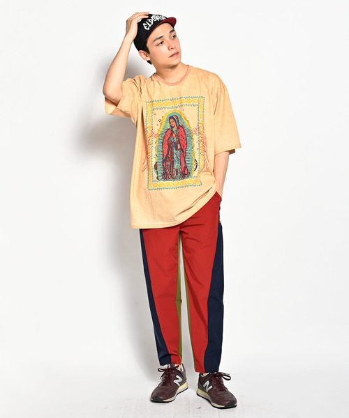 ALDIES(アールディーズ)の「New Rosary Big T / ニューロザリービッグT(Tシャツ/カットソー・メンズ・ピンク/ブラック/グリーン/ブラウン・FREE)」の1枚目の写真