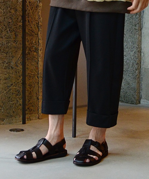 MinoriTY(マイノリティ)の「本革グルカサンダル(サンダル・メンズ・ブラウン/ブラック・M/L/LL)」の5枚目の写真